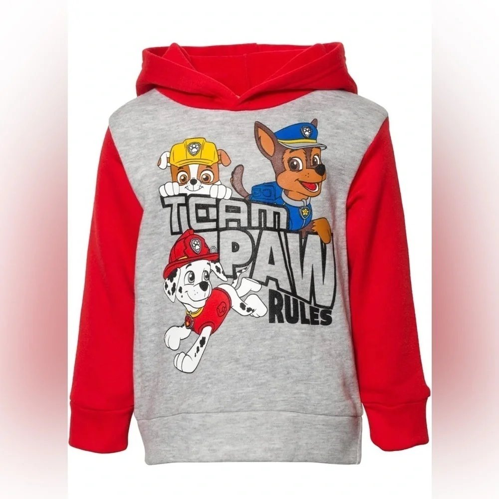 NWT Nickelodeon 10-12 unisex Paw Patrol fleece pullover hoodie & pants